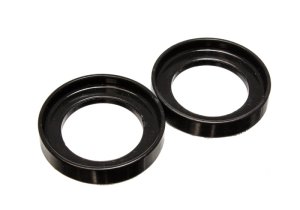 Honda Civic Si Coil Spring Isolator Set - Rear - Energy Suspension - Black - `99-`00